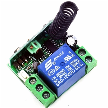 12V 433MHz Single Channel Wireless Remote Control RF Transmitter