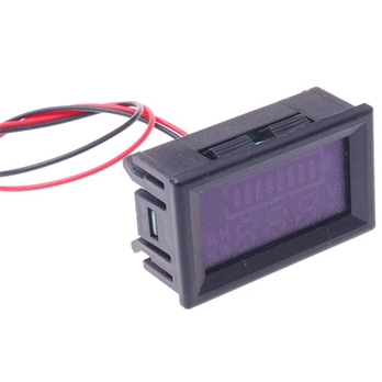 DC12V-96V digital LED battery capacity indicator