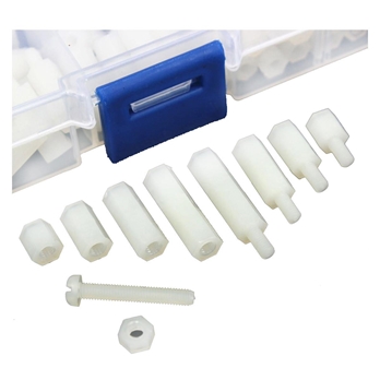 M3 White Nylon hex spacers Kit