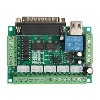 5 Axis MACH3 CNC breakout board interface for stepper motor driver