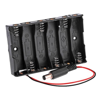 6XAA Battery Holder with Cable Lead