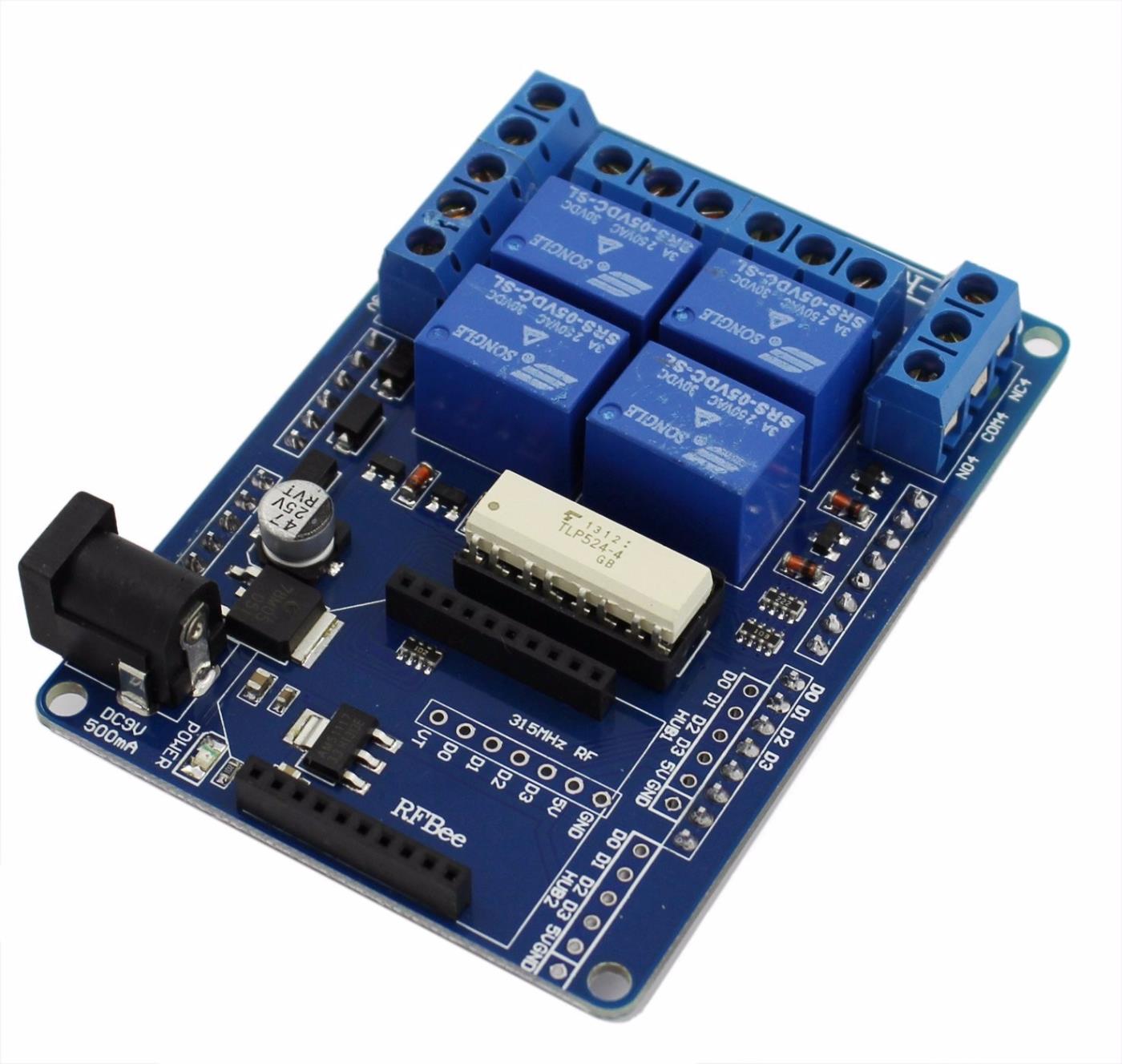 4 Channel 5V Relay Shield Expansion Board