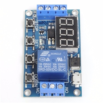 1 Channel Repeat cycle delay relay module