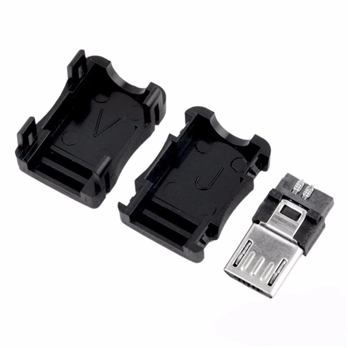Micro USB Male Plug Connector [5sets Pack]