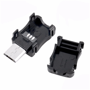 Micro USB Male Plug Connector [5sets Pack]