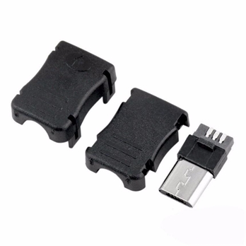 Micro USB Male Plug Connector [5sets Pack]