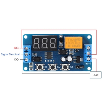 Timer relay switch module 3V, 3.7V, 4.5V, 5V ,6V