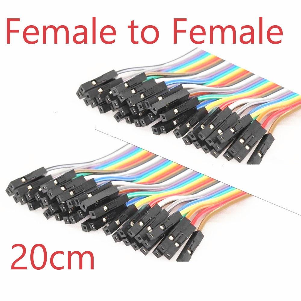 20cm 40pin jumper wire female to female