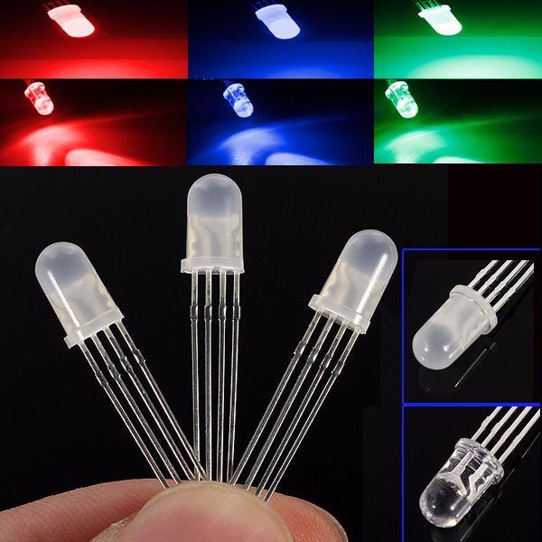 5mm Common Anode RGB Emitting Diode Lamp [500pcs Pack]