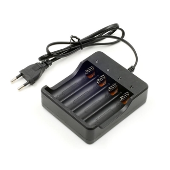 18650 3.7V Li-ion battery charger 4 positions European plug