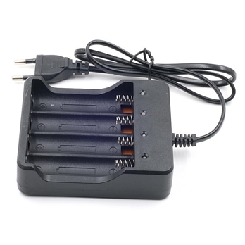 18650 3.7V Li-ion battery charger 4 positions European plug