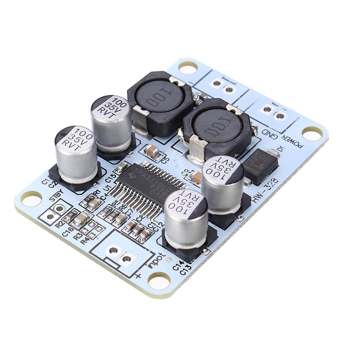 TPA3110 30W 8 -26VDC PBTL Single Channel Mono Digital Audio Amplifier Board