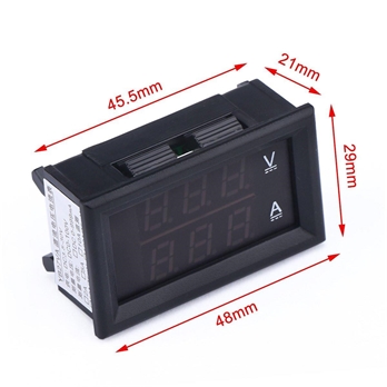 DC0~100V 10A Voltage Current Meter With 0.28