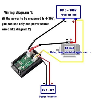 DC0~100V 10A Voltage Current Meter With 0.28