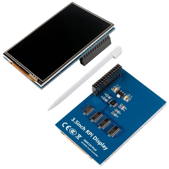 3.5 Inch Touch Display 480x320 Pixels with SPI Interface and Touch Pen for Raspberry Pi 3B 2 Model B