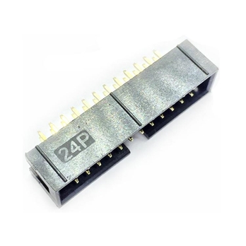 24Pin Straight Male Shrouded IDC Socket