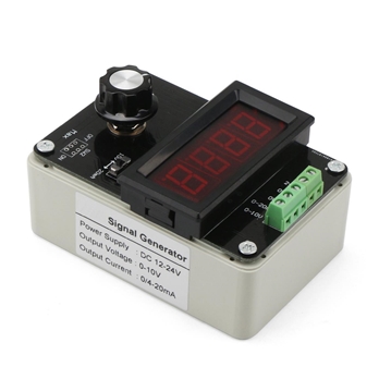 Current and Voltage Analog Simulator, 0-20mA,  DC 0-10V 4-20mA Adjustable Current Source