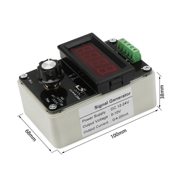Current and Voltage Analog Simulator, 0-20mA,  DC 0-10V 4-20mA Adjustable Current Source