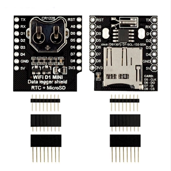 Micro SD Wemos D1 Mini Data Logger Shield RTC DS1307 Clock Board for Arduino Raspberry