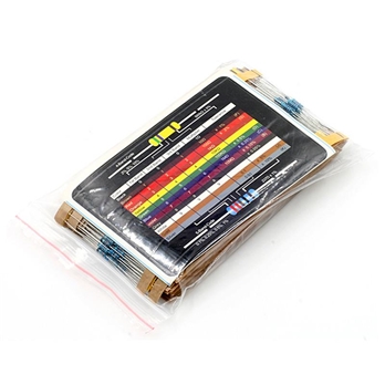 Resistor Assorted Kit 30 Values by 20pcs, 600pcs