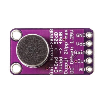 MAX9814 Microphone Amplifier Board Module