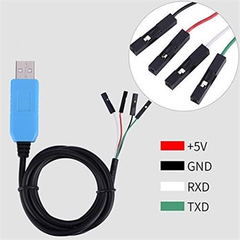 PL2303TA USB to TTL Serial Cable for Raspberry Pi USB Programming