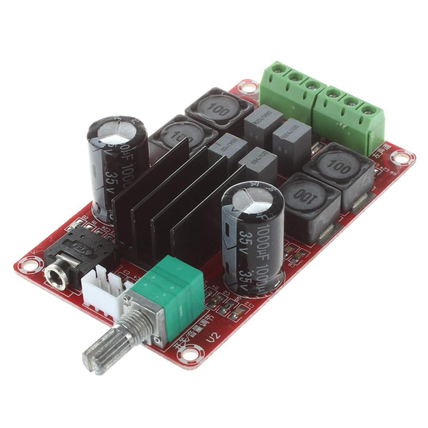 XH-M189 2X50W high-end digital amplifier board DC24V TPA3116D2 two-channel stereo amplifier board