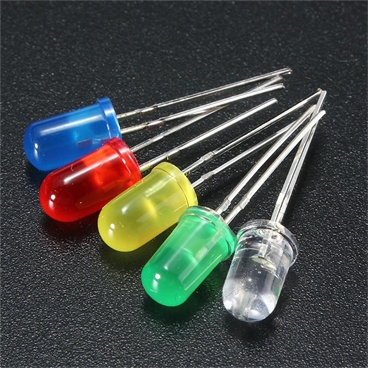 5mm LED Light Diodes Round Top Color Diffused LED Light Emitting Diode Lamp Assorted Kit