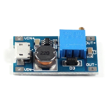 MT3608 Mico USB DC Voltage Regulator Step up Boost Converter Power Supply Module 2V-24V to 5V-28V 2A