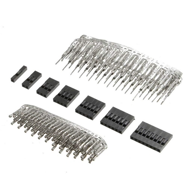 310Pcs 2.54mm Male Female Dupont Wire Jumper With Header Connector Housing Kit