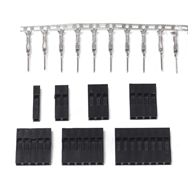 310Pcs 2.54mm Male Female Dupont Wire Jumper With Header Connector Housing Kit