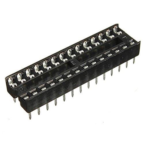 28 Pins IC DIP 2.54mm Wide Integrated Circuit Sockets