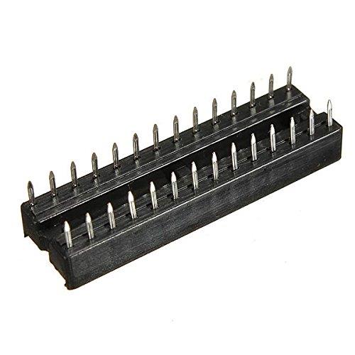 28 Pins IC DIP 2.54mm Wide Integrated Circuit Sockets