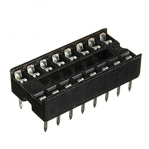 16 Pins IC 2X8 DIP 2.54mm Wide Integrated Circuit Sockets [10pcs Pack]