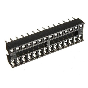 28 Pins IC DIP 2.54mm Wide Integrated Circuit Sockets [10pcs Pack]