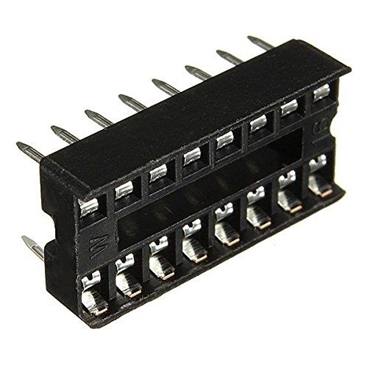 16 Pins IC 2X8 DIP 2.54mm Wide Integrated Circuit Sockets [10pcs Pack]