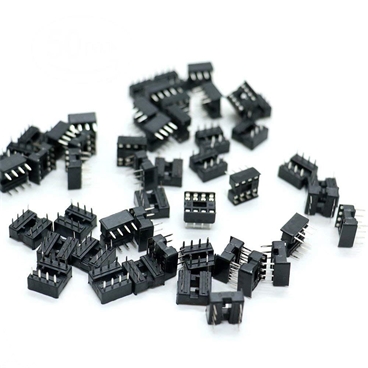 8 Pin DIP IC Sockets Adaptor Solder Type Socket [10pcs Pack]