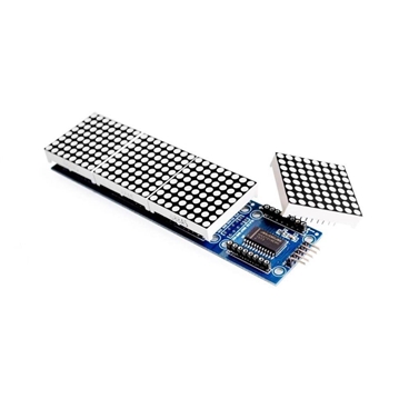 MAX7219 Dot Matrix Module For Arduino Microcontroller 4 In 1 Display [GREEN or BLUE]