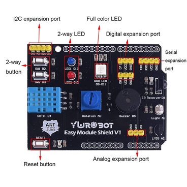 Multifunction Expansion Board DHT11 LM35 Temperature Humidity For Arduino UNO