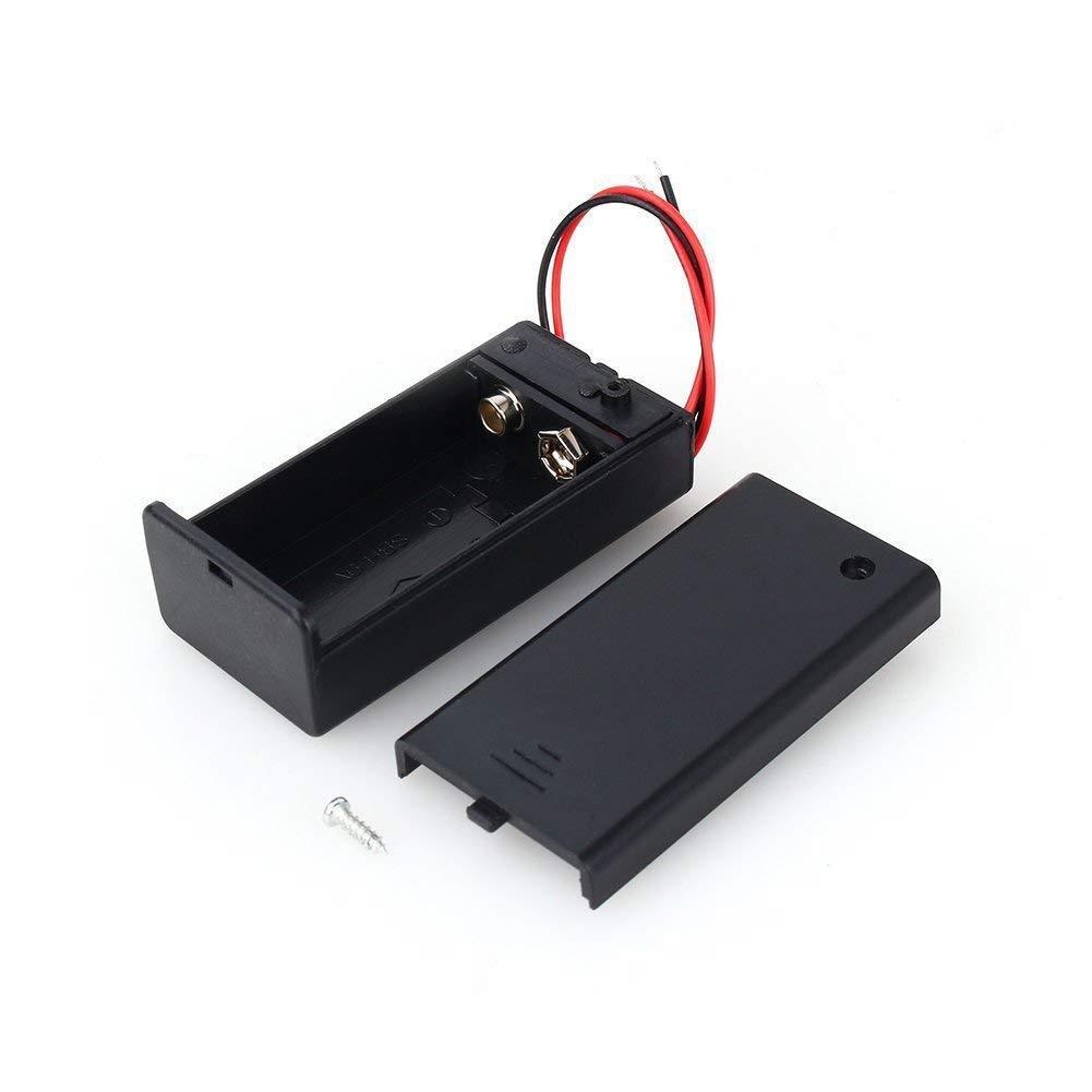 9V Battery Holder Case with ON-OFF Switch