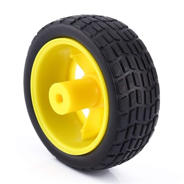 65mm Arduino Plastic Tire Wheel for DIY Robot Smart Car Robot