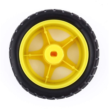 65mm Arduino Plastic Tire Wheel for DIY Robot Smart Car Robot