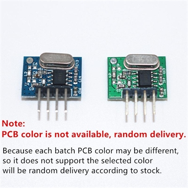 433Mhz RF Wireless WL102 Superheterodyne Receiver and WL101 Transmitter with Antenna Kit