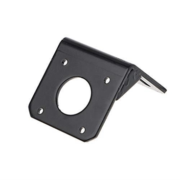 Black 42mm NEMA17 Stepper Motor Mounting Bracket with Screws