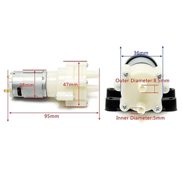 DC12V R385 Mini Aquarium Pump