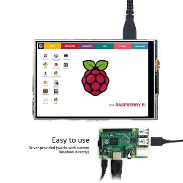 3.5 inch Monitor 480x320 Resolution for Raspberry Pi Model (MPI3508)