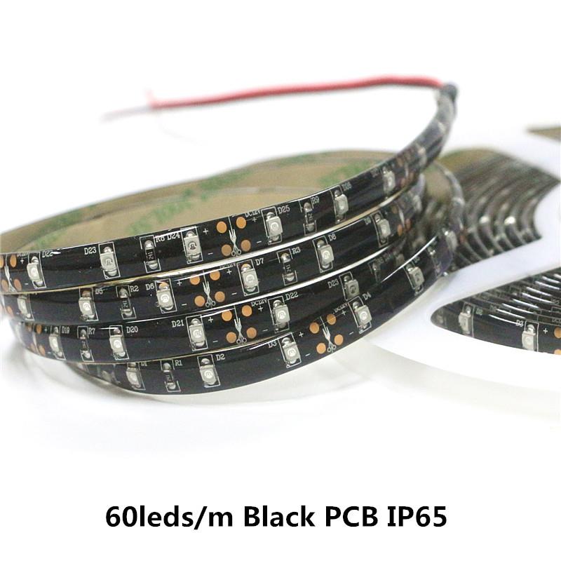 UV 3528 IP65 LED Strip Light [Black Background 5Meters 60leds/m]