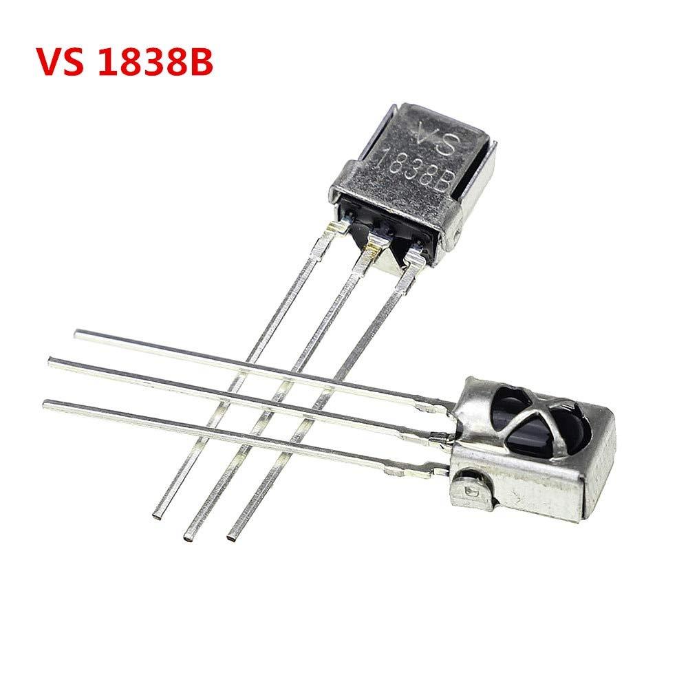 VS1838B Universal IR Infrared Receiver 38Khz [5pcs Pack]