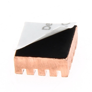 13X12X5.5mm Copper Heat Sink with Back Tape