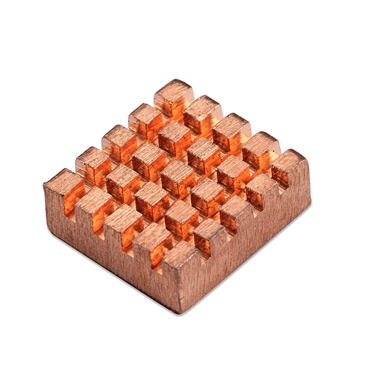 13X12X5.5mm Copper Heat Sink with Back Tape